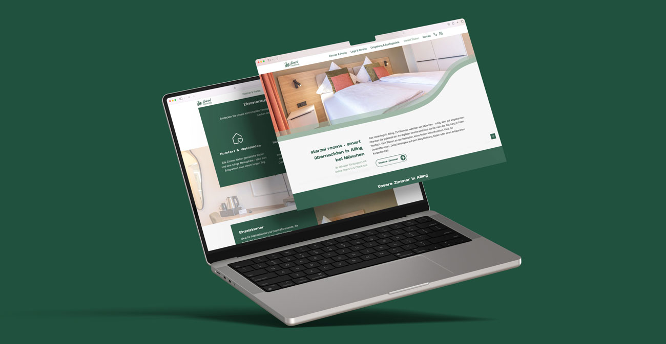 starzel rooms - Website